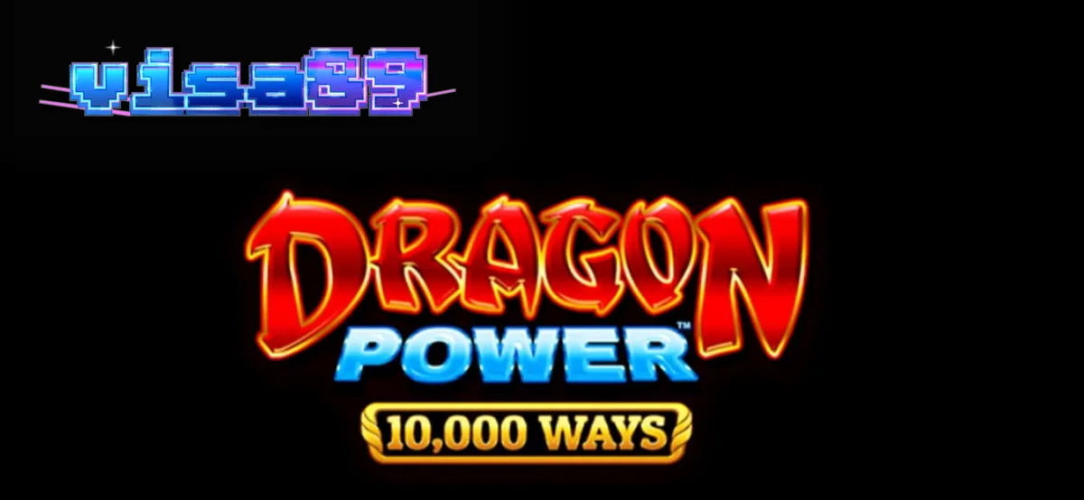 Tampilan visual slot Dragon Power 10,000 Ways dengan nuansa naga dan emas